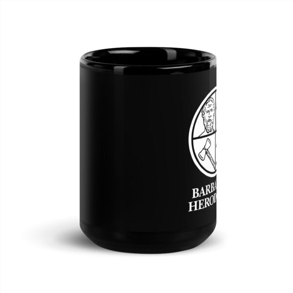 The Barbarian Herodotus Black Glossy Mug